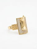 10K HORSE SADDLE RING – 10.50 – JY Jewelry Wholesale