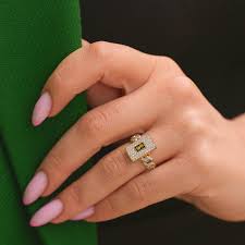 10K CZ MONACO CERTIFIED WOMAN'S RING – 7-8 – JY Jewelry Wholesale