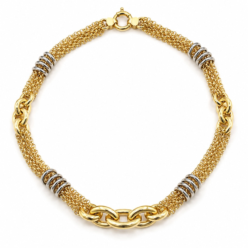 10K ROLO CHAIN – 18" – JY Jewelry Wholesale