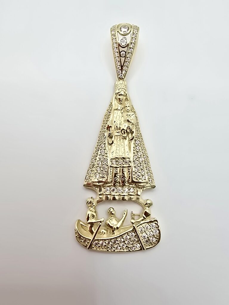 10K MEDIUM CZ CARIDAD PENDANT – JY Jewelry Wholesale