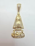 10K MEDIUM CZ CARIDAD PENDANT – JY Jewelry Wholesale