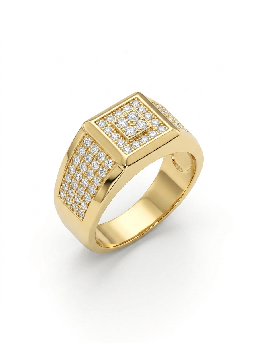 10K CZ STONE RING – 12 – JY Jewelry Wholesale
