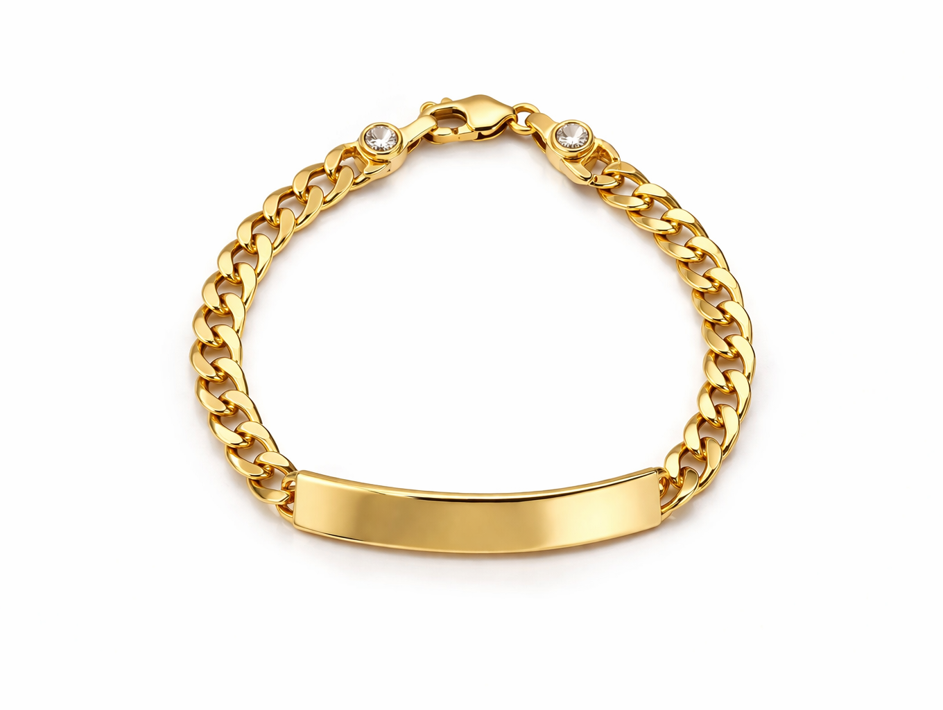 10K ID BRACELET – 7" 5MM – JY Jewelry Wholesale