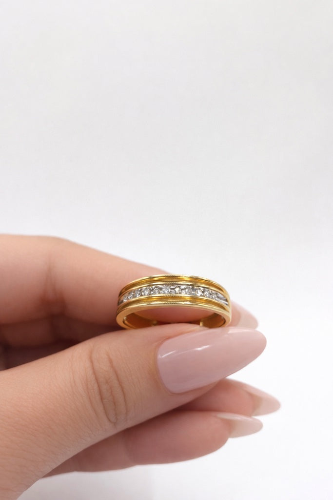 10K CLASSIC DIAMOND MANS' ENGAGEMENT RING – 0.1/10CT – JY Jewelry Wholesale