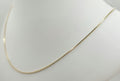 10K BOX CHAIN – 16" 1.1MM – JY Jewelry Wholesale