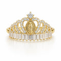 10K VIRGEN DE LA CARIDAD CROWN RING – 7.5 – JY Jewelry Wholesale
