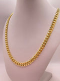 10K SEMISOLID MIAMI CUBAN CHAIN 24" 7MM – JY Jewelry Wholesale