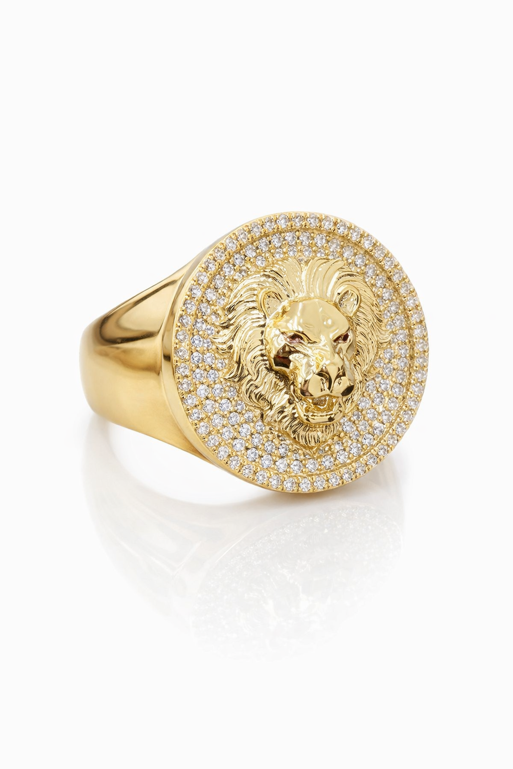 10K CZ LION RING – 10 – JY Jewelry Wholesale