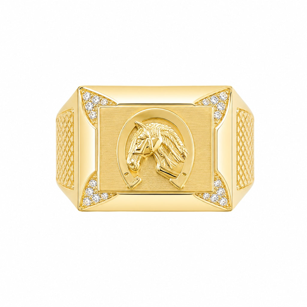 10K HORSE RING – 11 – JY Jewelry Wholesale