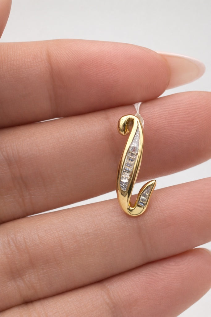 10K DELICATE S SHAPE DIAMOND PENDANT – JY Jewelry Wholesale