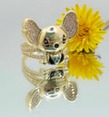 10K CZ DELICATE STITCH RING – 9 – JY Jewelry Wholesale