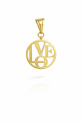 14K MODERN ROUND PENDANT – JY Jewelry Wholesale