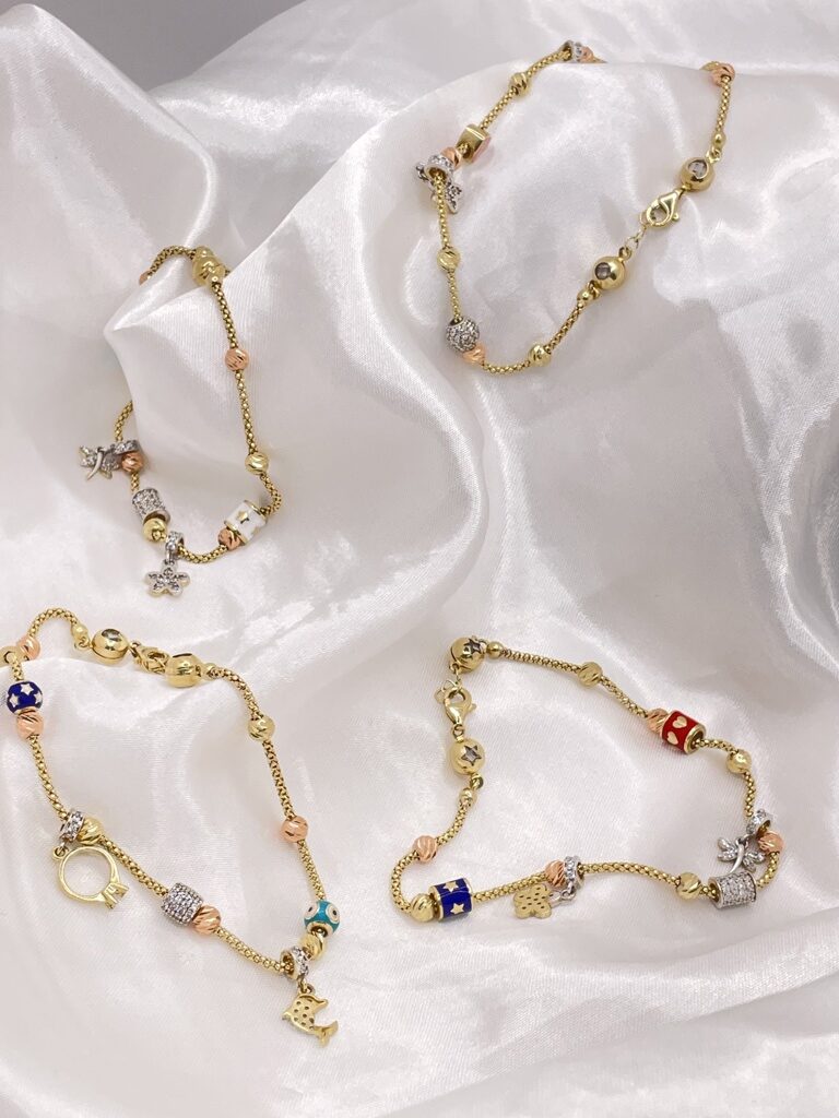 10K MINI PANDO BRACELET – 8" – JY Jewelry Wholesale