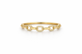 14K DELICATE CZ ROUND CHAIN STYLE RING – 7 – JY Jewelry Wholesale