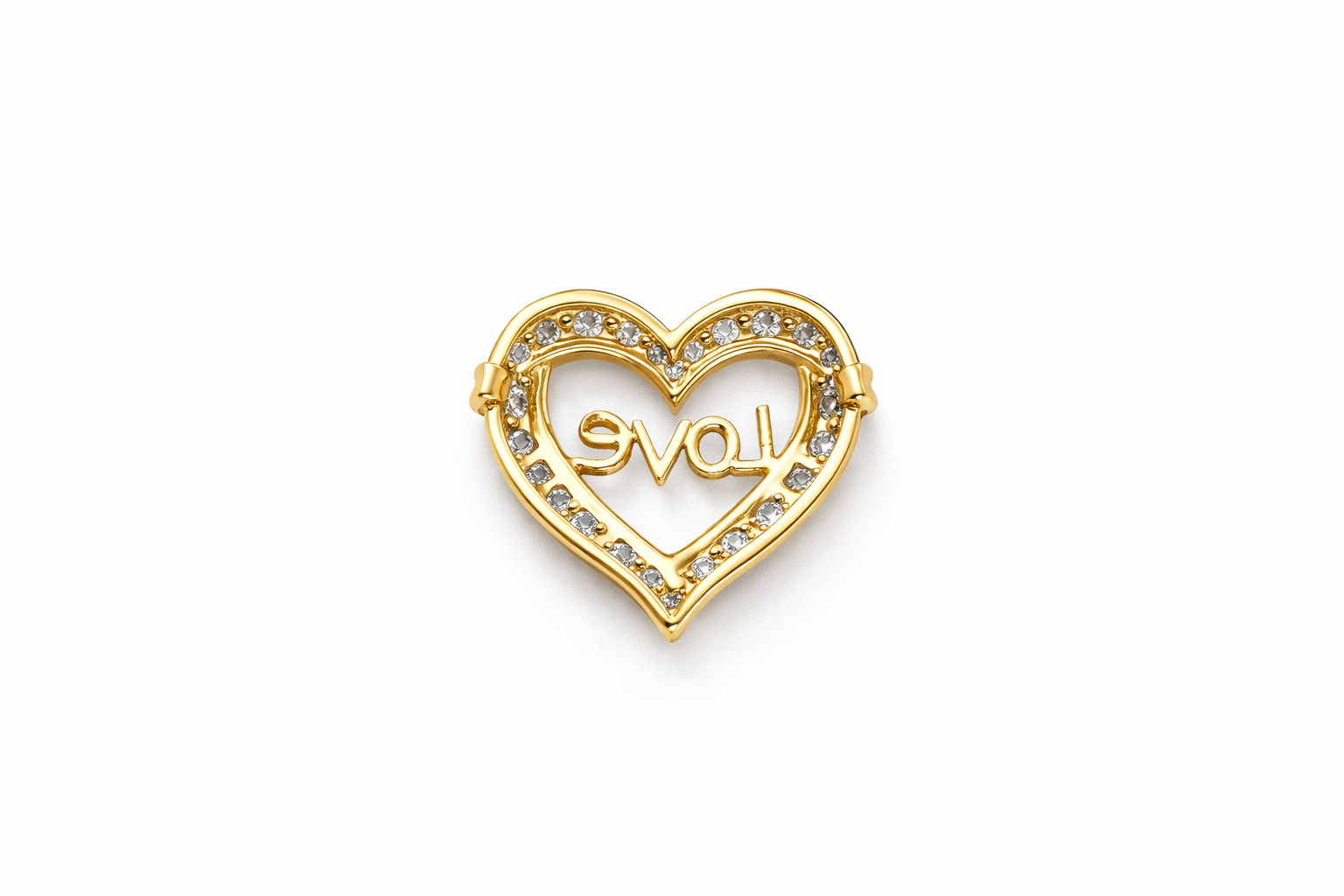 10K LOVE INSIDE HEART PENDANT – JY Jewelry Wholesale