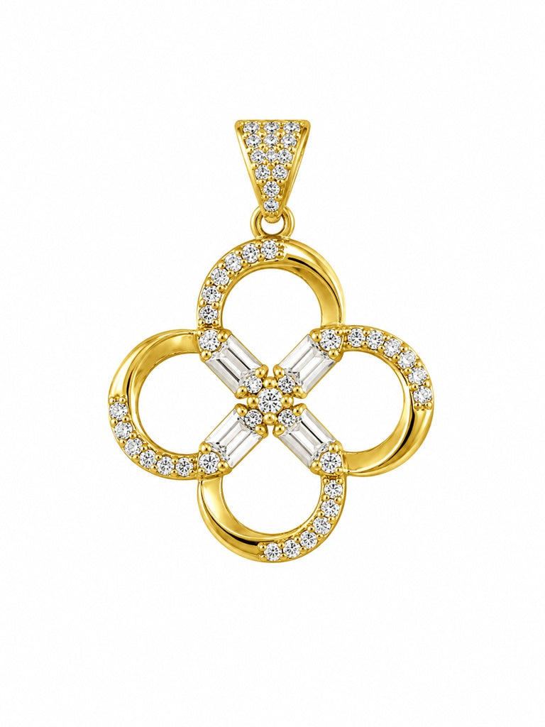 10K FLOWER PENDANT – JY Jewelry Wholesale