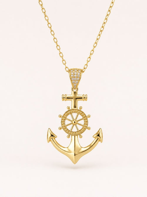 10K ANCHOR PENDANT Size – JY Jewelry Wholesale