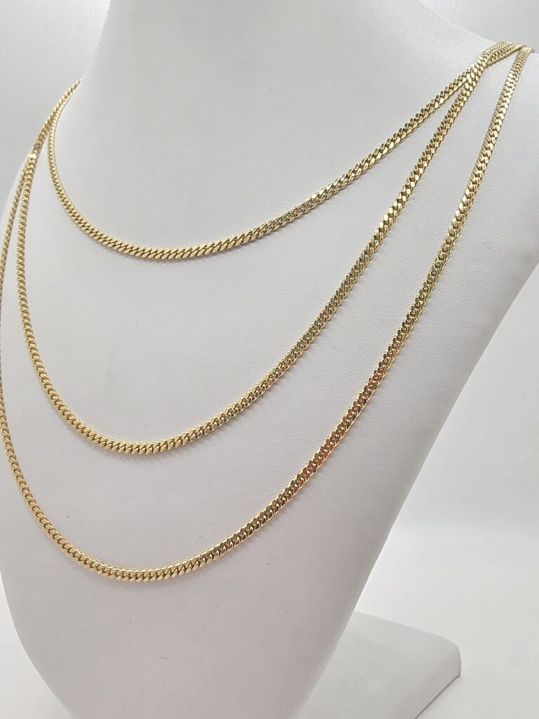 10K SOLID MIAMI CUBAN CHAIN – 22" 2.5MM – JY Jewelry Wholesale