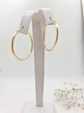10K NEVADAS DESIGN HOOPS EARRINGS – 4 2MM – JY Jewelry Wholesale