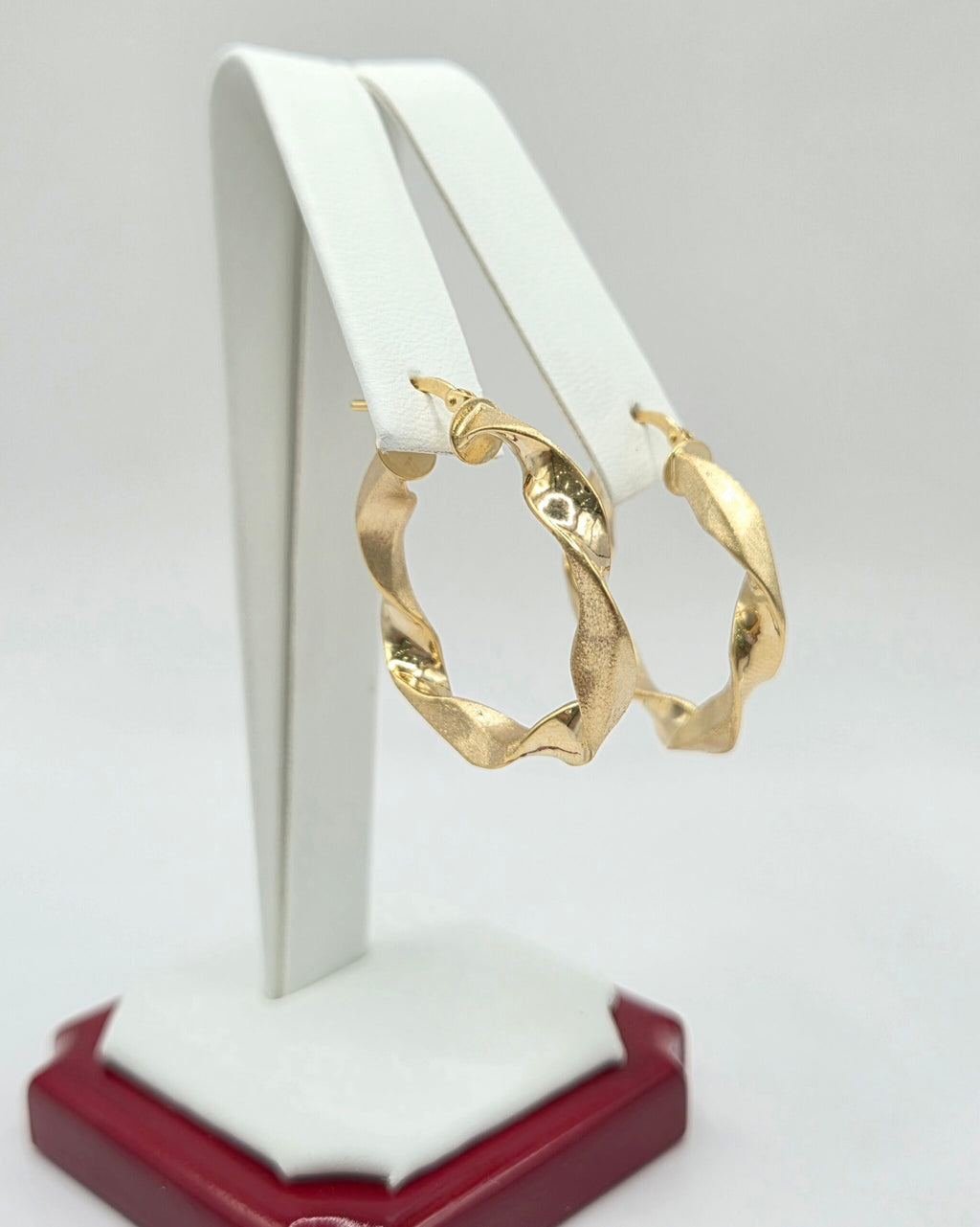 10K NEW STYLE CROOKED ELEGANT HOOPS EARRINGS – 3 – JY Jewelry Wholesale