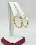 10K NEW STYLE CROOKED ELEGANT HOOPS EARRINGS – 3 – JY Jewelry Wholesale