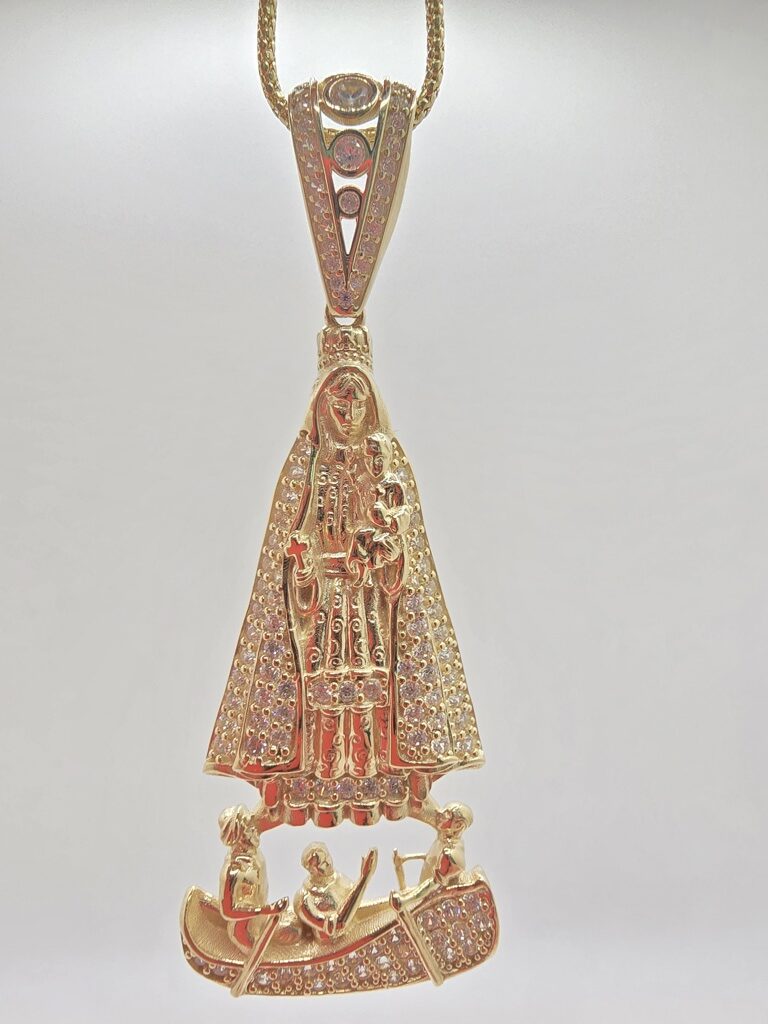 10K MEDIUM CZ CARIDAD PENDANT – JY Jewelry Wholesale
