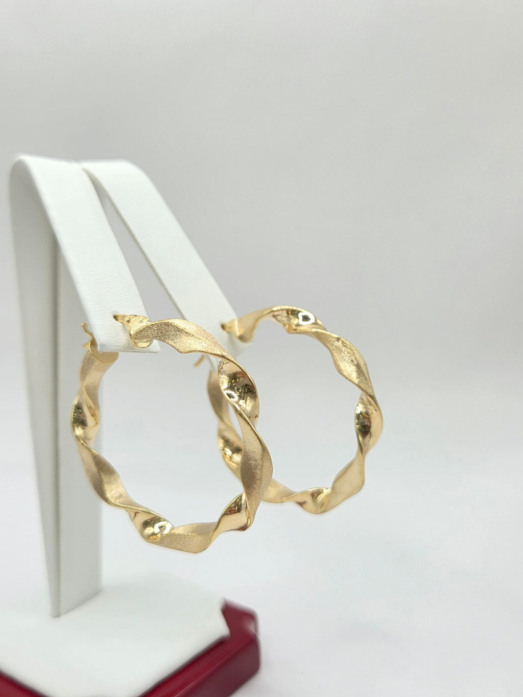 10K NEW STYLE CROOKED ELEGANT HOOPS EARRINGS – 3 – JY Jewelry Wholesale