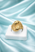10K MODERN NET DESIGN DIAMOND CUT DETAILS WOMAN'S RING – 8 – JY Jewelry Wholesale