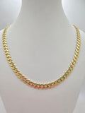 10K PLAIN CERTIFIED MONACO CHAIN – 6.5MM 22" – JY Jewelry Wholesale