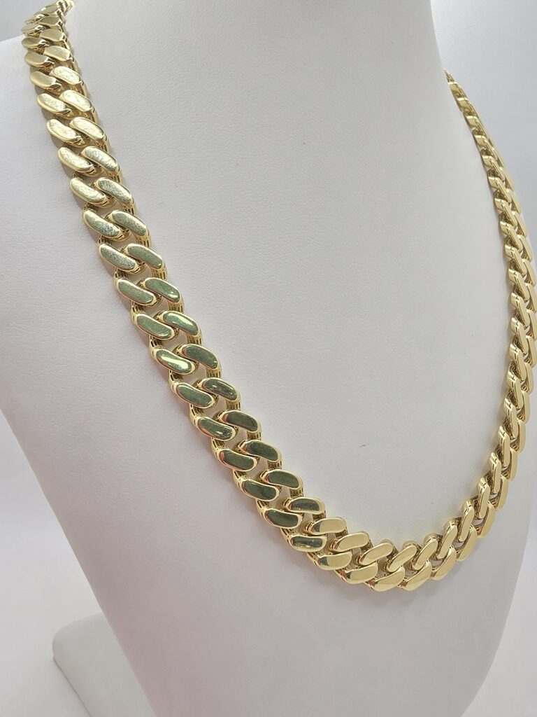 10K CERTIFIED MONACO CHAIN CZ CLOSURE 11.5MM 22" – JY Jewelry Wholesale