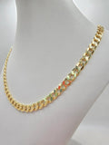 14K HOLLOW CUBAN CURB FLAT CHAIN – 22" 6.5MM – JY Jewelry Wholesale