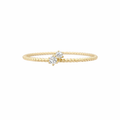 14K SIMPLE AND DELICATE RING WITH TWO CZ DETAILS – 6 – JY Jewelry Wholesale