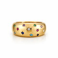 10K SMALL STAR CZ DETAIL RING – 7.5 – JY Jewelry Wholesale