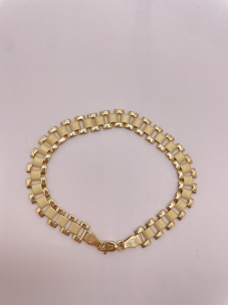 10K WATCH STYLE BRACELET 8.5MM – JY Jewelry Wholesale