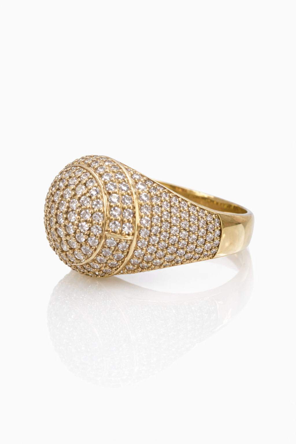 10K EXOTIC BLIN BLIN 3D ROUND RING – 11 – JY Jewelry Wholesale