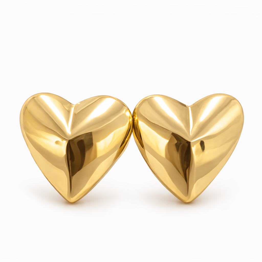 10K BEAUTIFUL HEART CZ DETAIL EARRINGS – JY Jewelry Wholesale