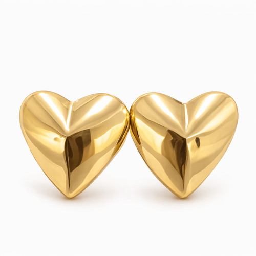 10K BEAUTIFUL HEART CZ DETAIL EARRINGS – JY Jewelry Wholesale