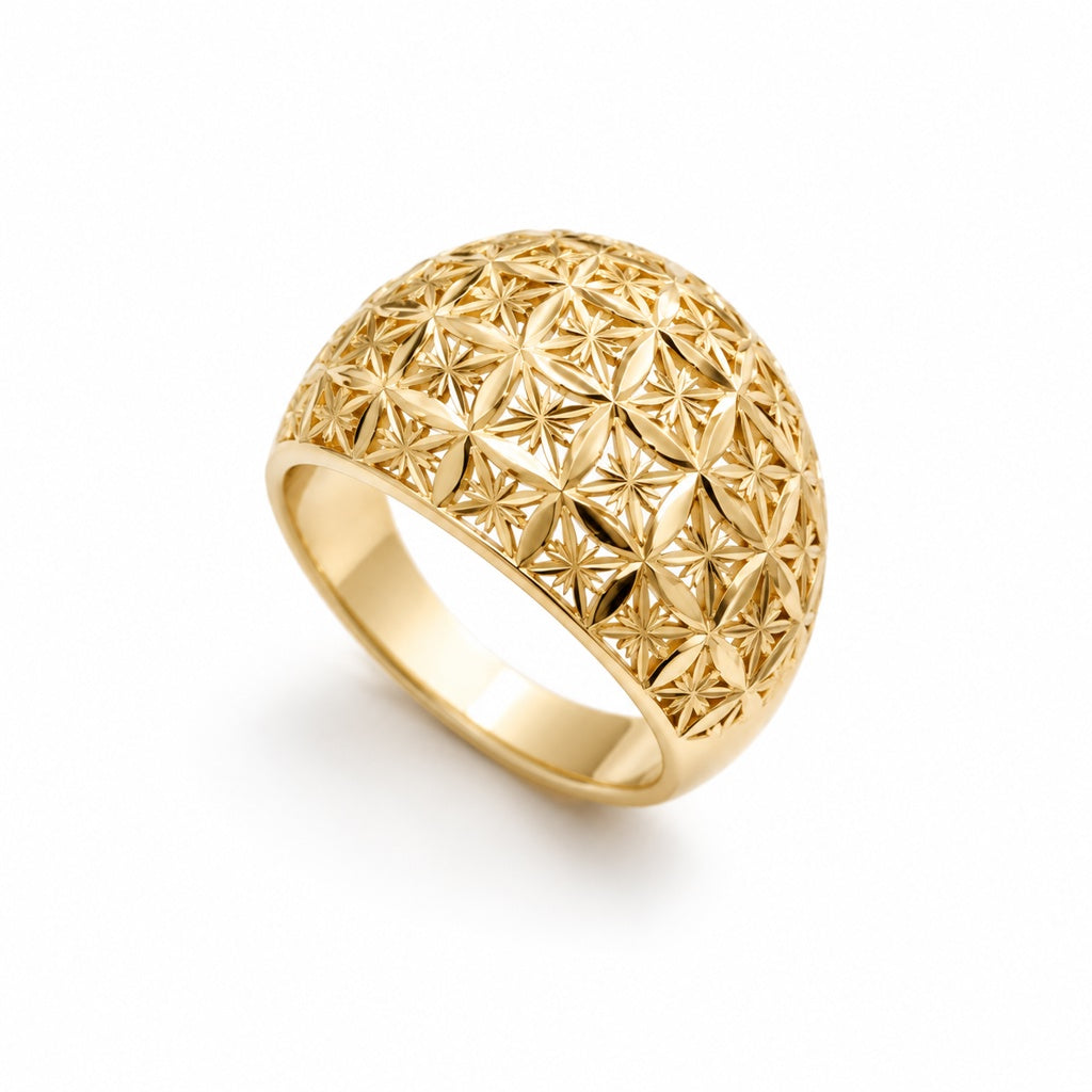 10K MODERN RING – 8-9 – JY Jewelry Wholesale