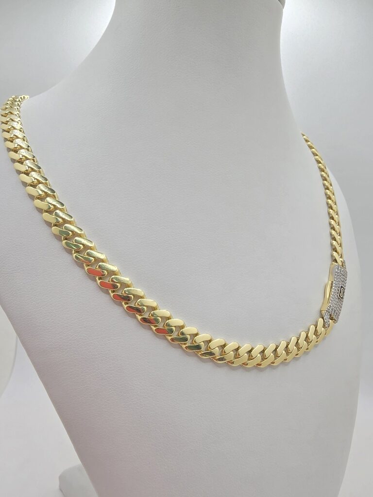 10K MONACO CERTIFIED CHAIN – 6.5MM 22" – JY Jewelry Wholesale