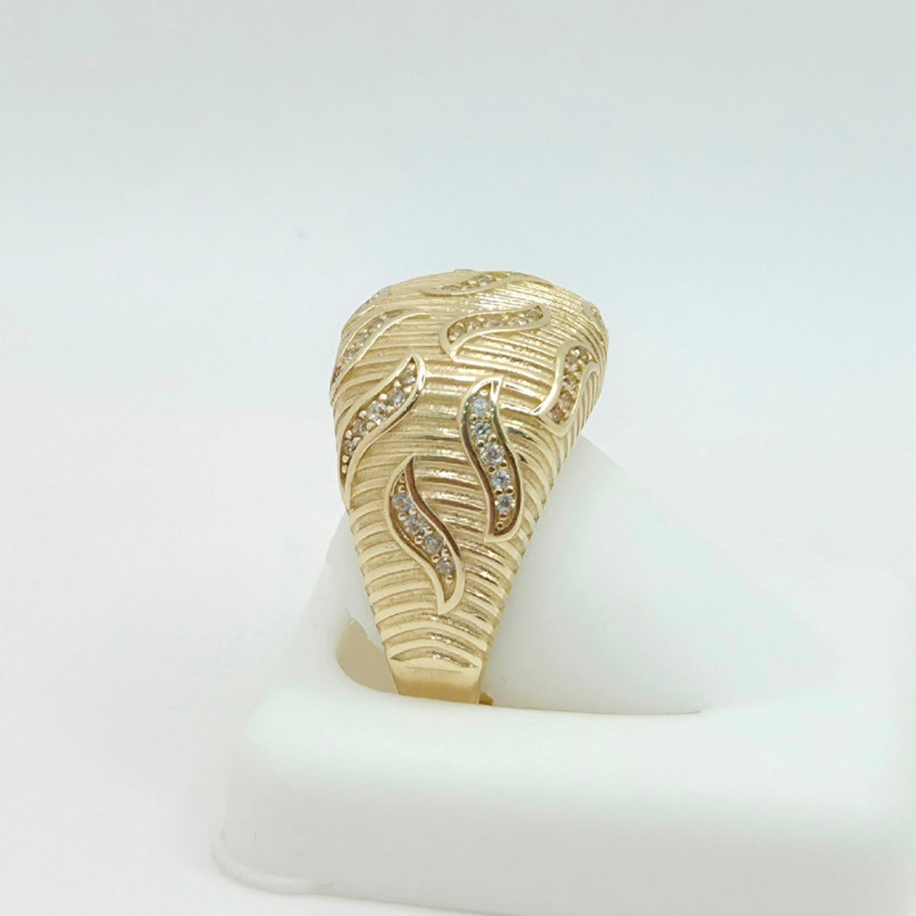 14K CZ VINTAGE RING – 9 – JY Jewelry Wholesale