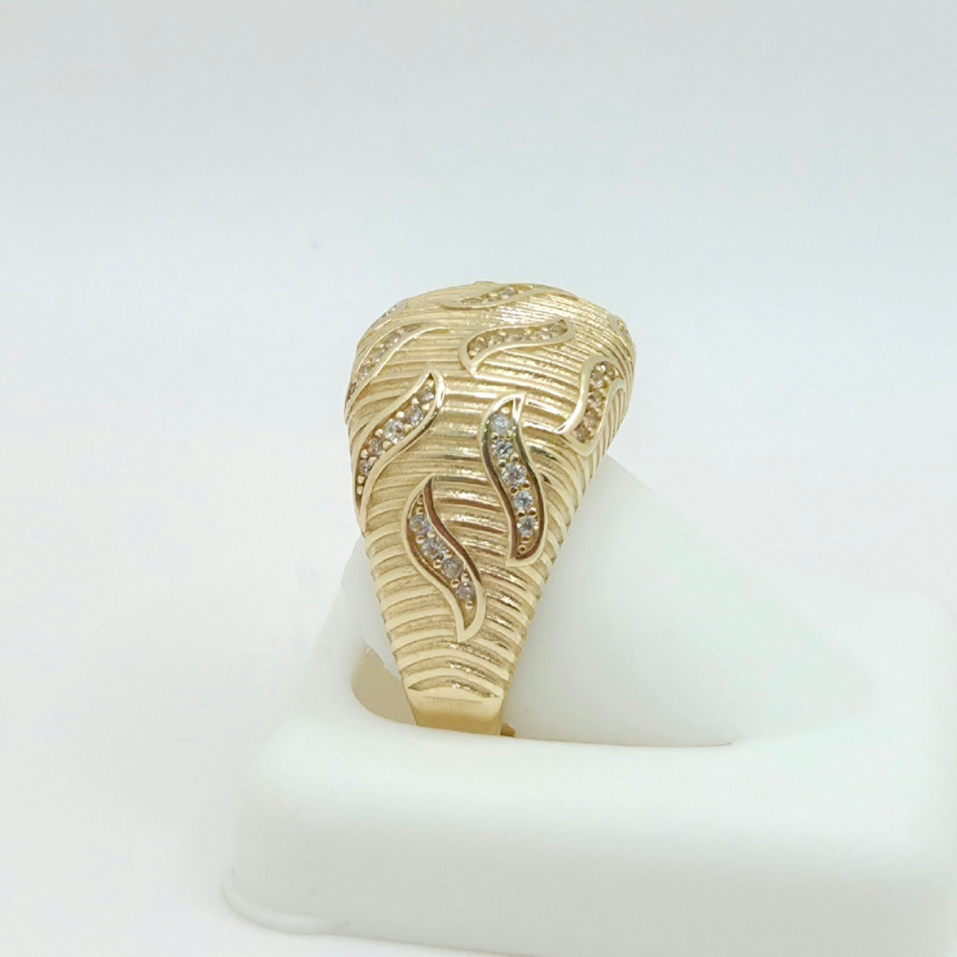 14K CZ VINTAGE RING – 9 – JY Jewelry Wholesale