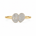 14K GOLD AND DIAMOND DELICATE RING – 7 – JY Jewelry Wholesale