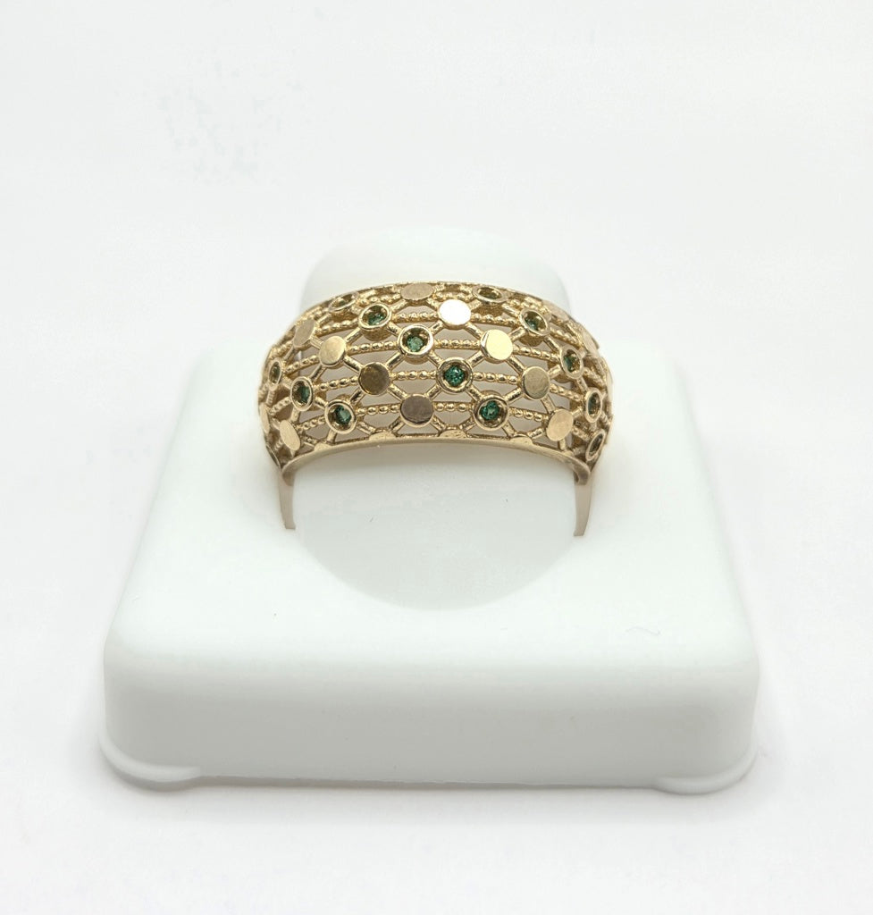 10K VINTAGE AVON LATTICE RING – 7.5 – JY Jewelry Wholesale