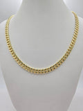 10K SEMISOLID MIAMI CUBAN CHAIN – 18" 6MM – JY Jewelry Wholesale