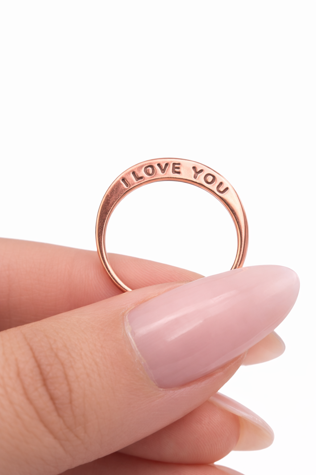 10K DELICATE ROSE GOLD AND DIAMONHD WOMAN'S RING – 7 – JY Jewelry Wholesale