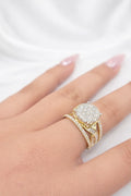 10K LARGE ELEGANT CZ ROUND PROMISE RING – 9 – JY Jewelry Wholesale