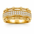 14K DIAMOND BAND RING – 10 – JY Jewelry Wholesale