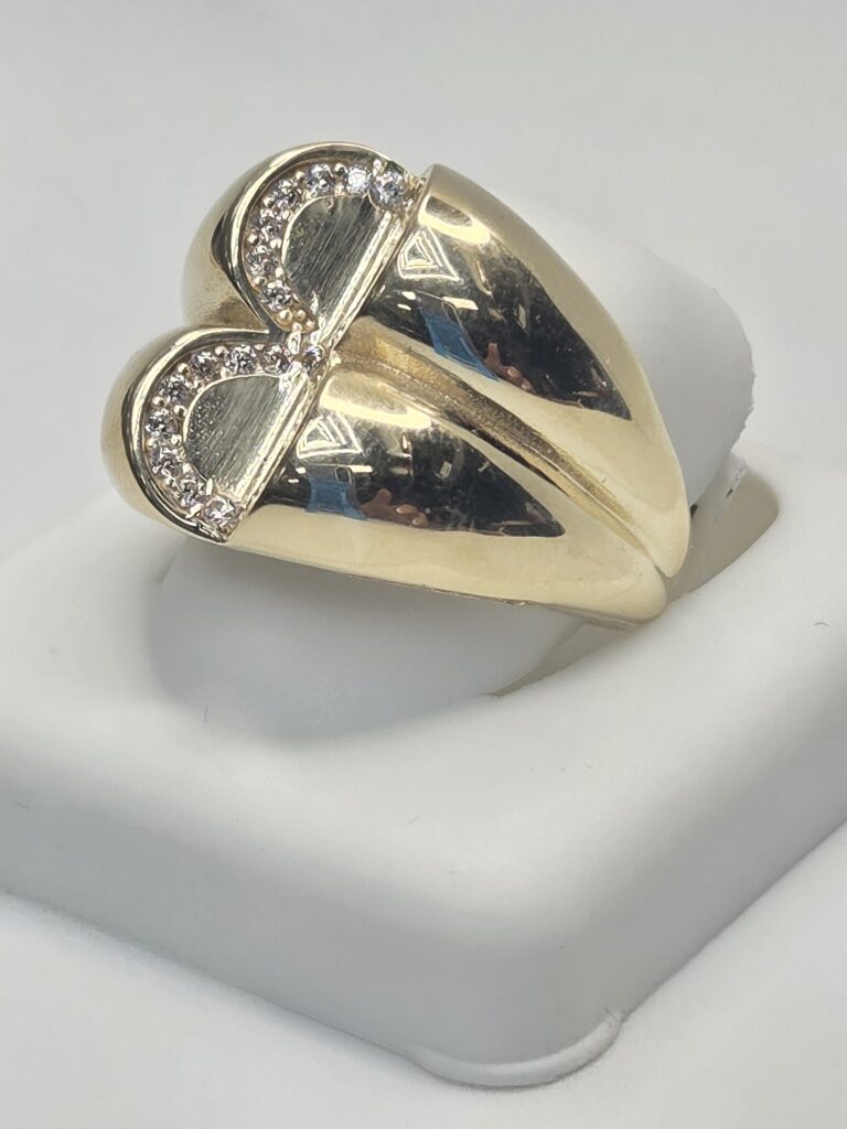 10K MODERN ABSTRACT DESIGN WOMAN'S RING – 8 – JY Jewelry Wholesale