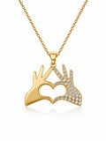 10K HANDS PENDANT Size – JY Jewelry Wholesale
