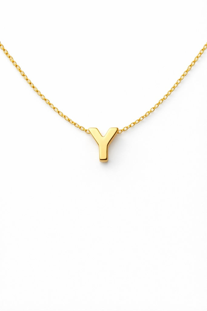 10K CHAIN ??WITH LETTER "Y" PENDANT – 18 – JY Jewelry Wholesale
